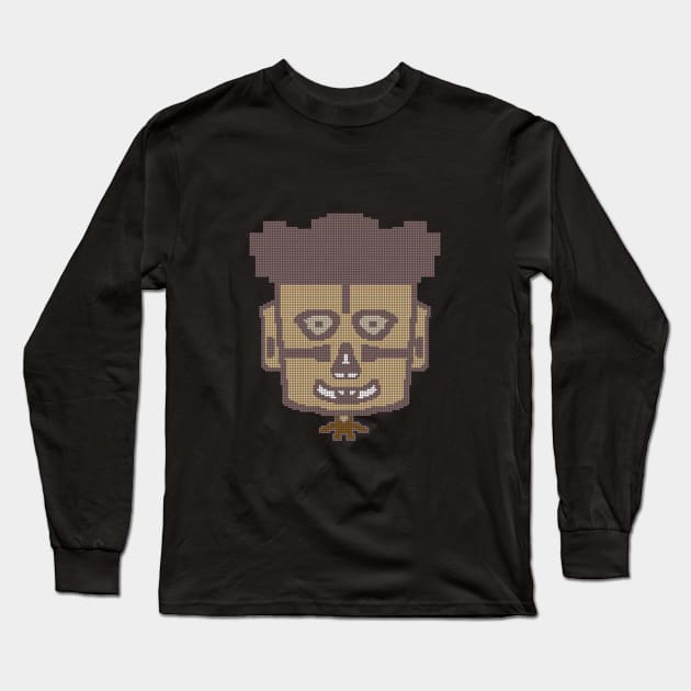 tribal man Long Sleeve T-Shirt by pixles